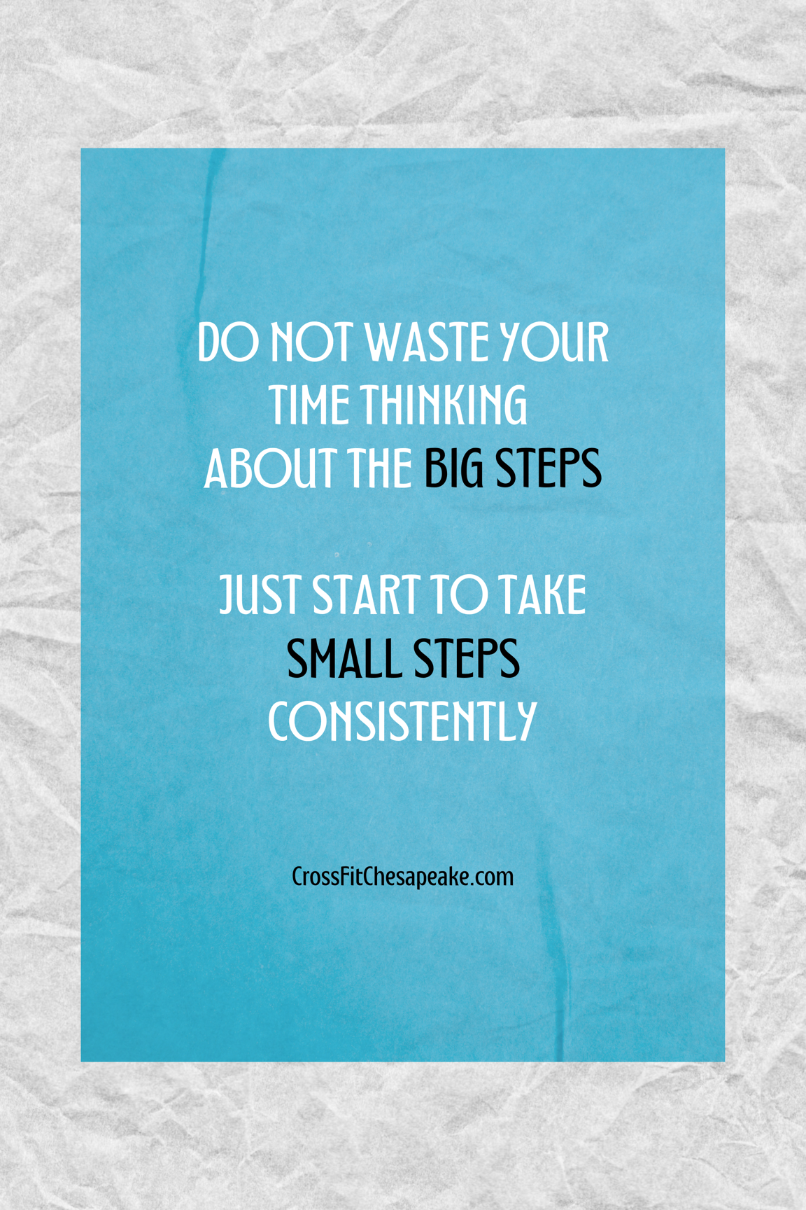 Be Consistent…It Will Pay Off